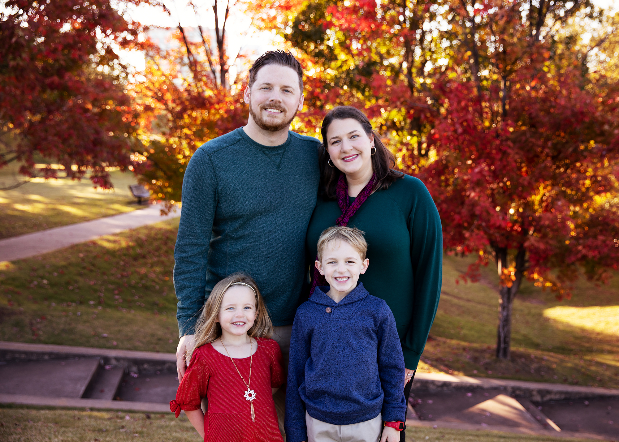 Clinton Library Red Maple Minis | Little Rock Family Photographer